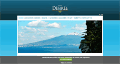 Desktop Screenshot of desireehotelsorrento.com