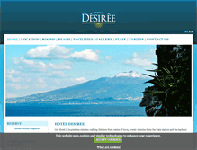 Tablet Screenshot of desireehotelsorrento.com